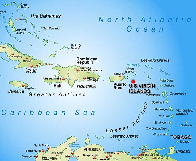 US Virgin Islands  Air Charter Directory